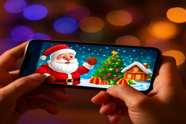 একজন ব্যবহারকারী স্মার্টফোনে সহজে অনলাইন গেমিং উপভোগ করছেন