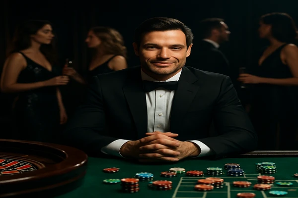 নিয়ন আলোতে জ্বলে ওঠা আধুনিক গেমিং প্ল্যাটফর্মে নান্দনিক উপস্থাপনা