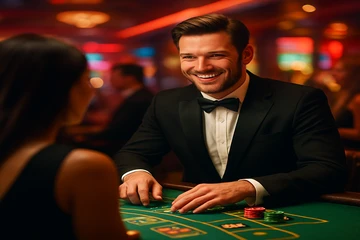 সোনালি কয়েনসহ গতিশীল গেমিং প্ল্যাটফর্ম দৃশ্য