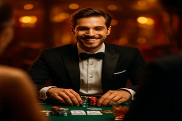 আলোকিত স্পিন চাকা ও গেমিং প্ল্যাটফর্ম চিপসের দৃশ্য, যা লাইভ গেমের উত্তেজনা জাগিয়ে তোলে